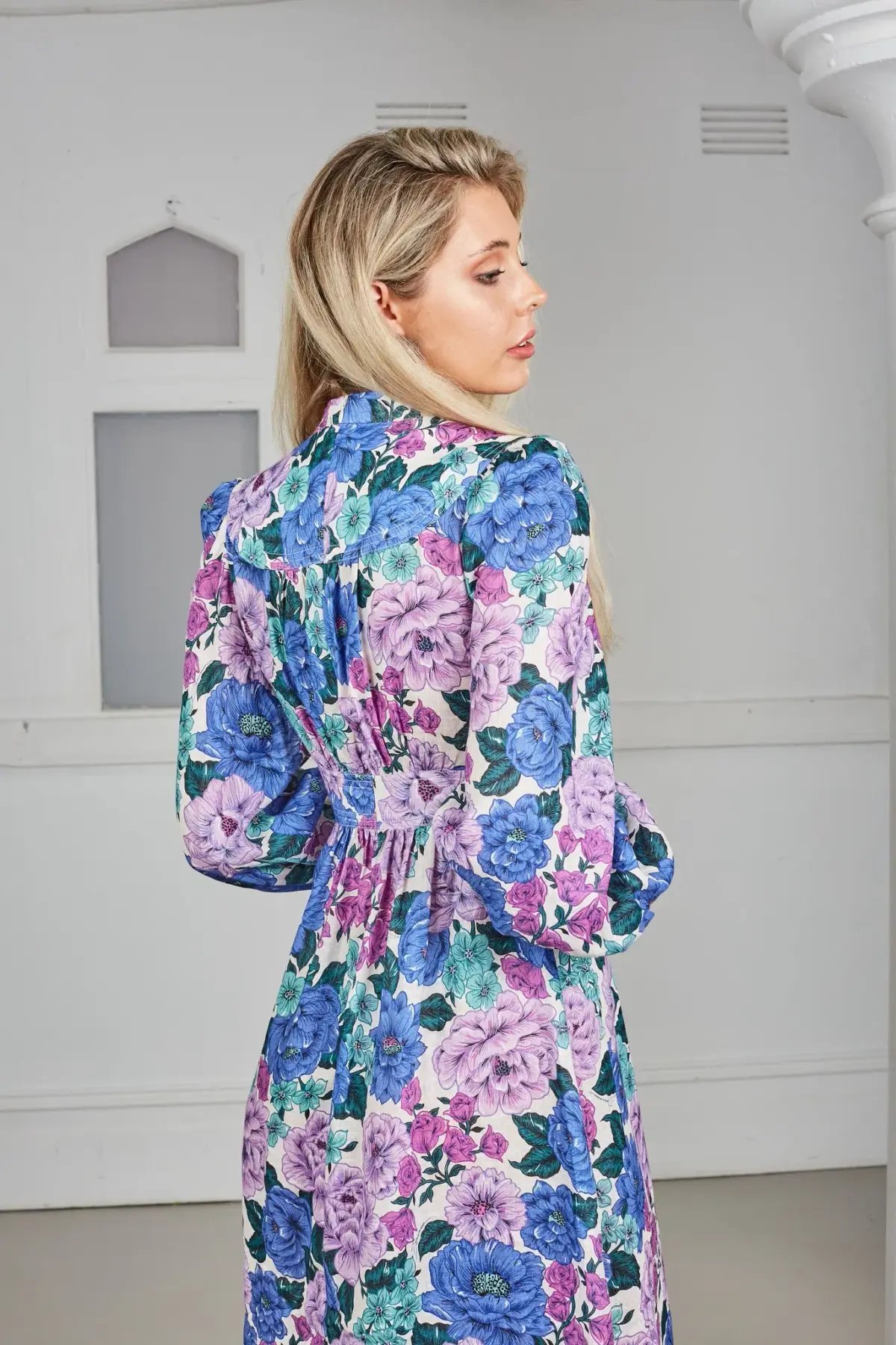 Zimmermann Poppy Plunge Midi Dress Floral Size 2 photo 5