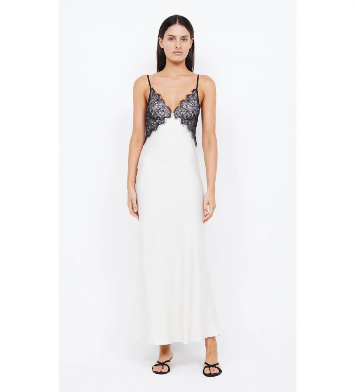 Bec And Bridge Emery Lace Maxi Dress In Ivory Size 14 photo 3