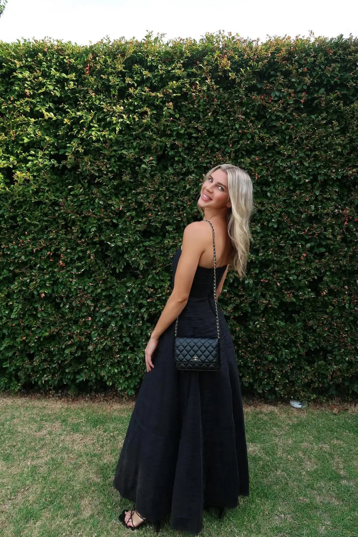 Aje Soundscape Maxi Dress Black Size 6 photo 5