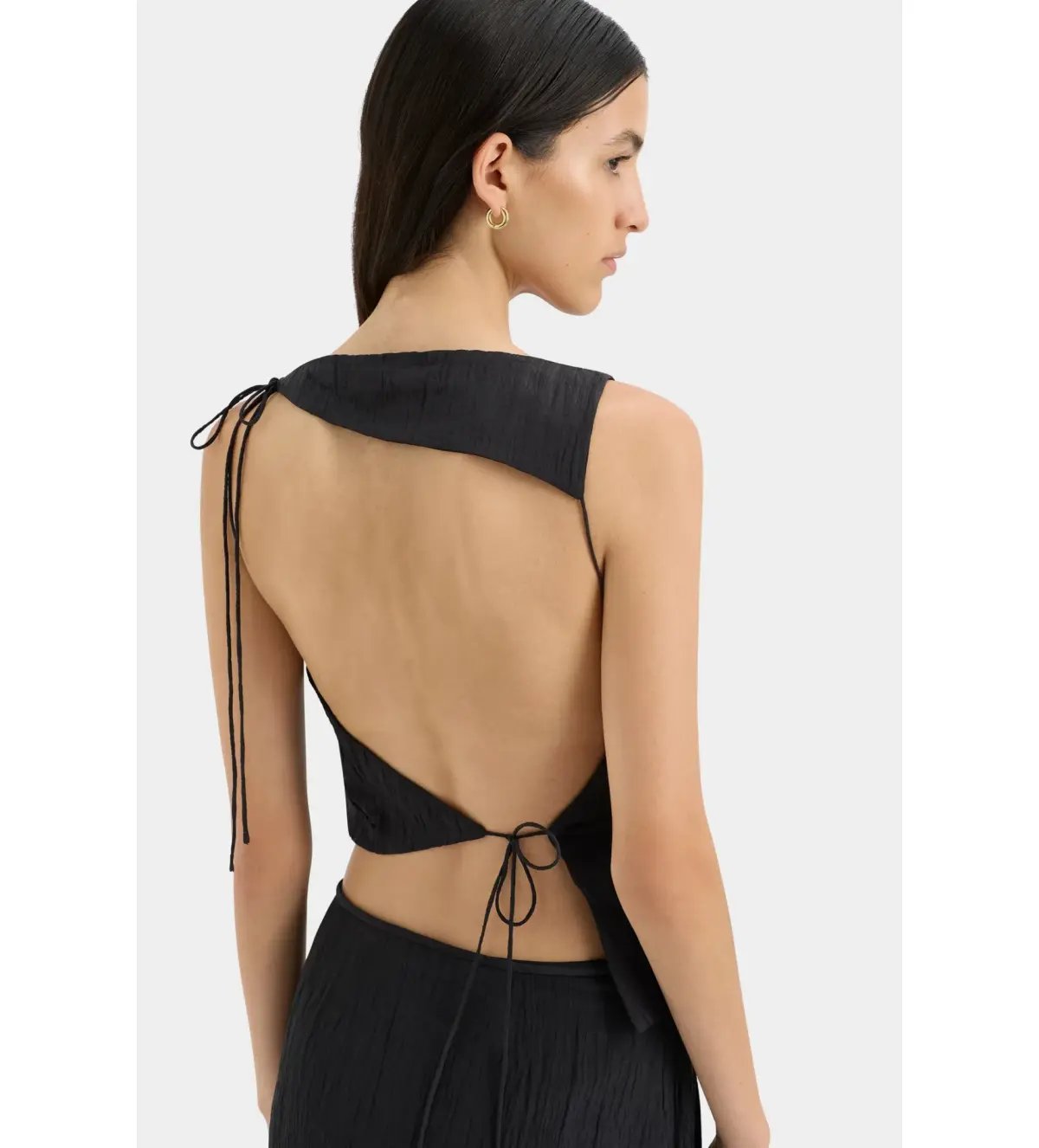 Sir The Label Ligera Top and Skirt in Black Size 1 / AU 8 photo 5