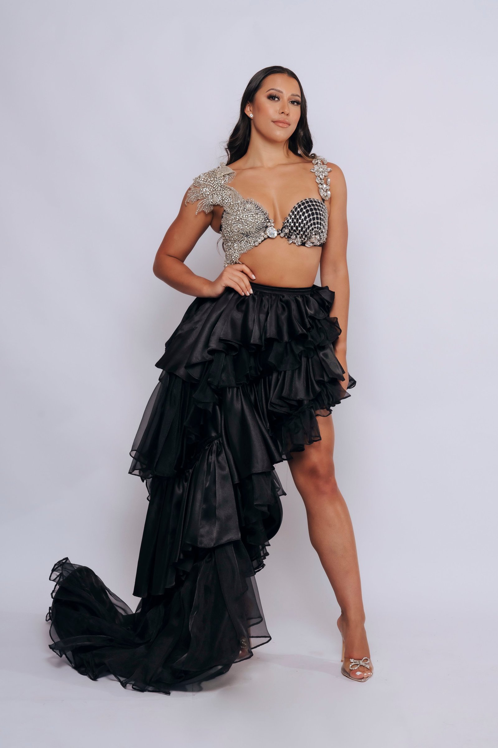 CHARMAINE BRA BY VEE LOVE SILVER/BLACK photo 3