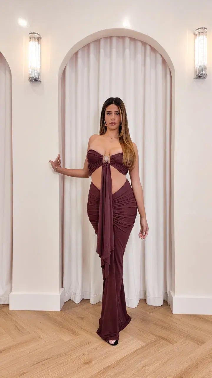 The birthday chocolate bandage dress photo 2