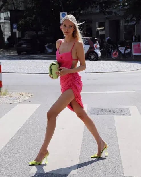 Jacquemus La Robe Saudade Mini Dress Pink Size 8 photo 3