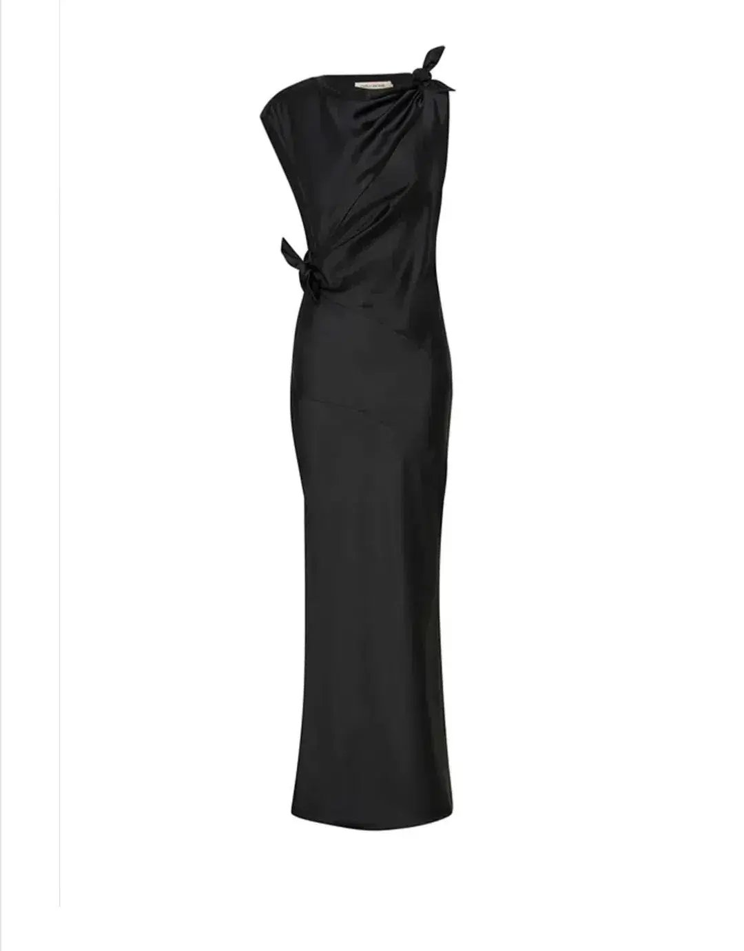 Camilla and Marc Karsten Knot Maxi Gown Black Size 10 photo 3