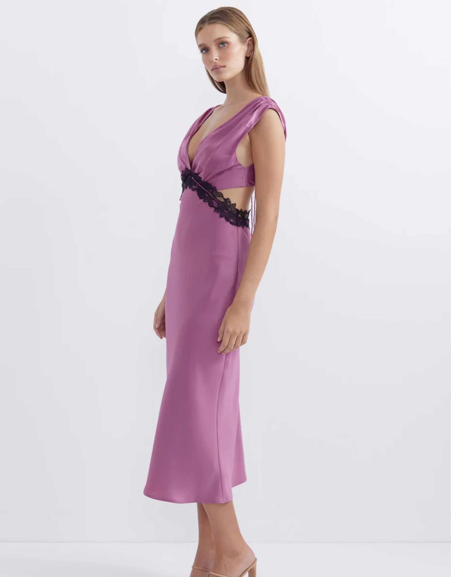 Pasduchas Alight Lace Midi, Mulberry photo 4