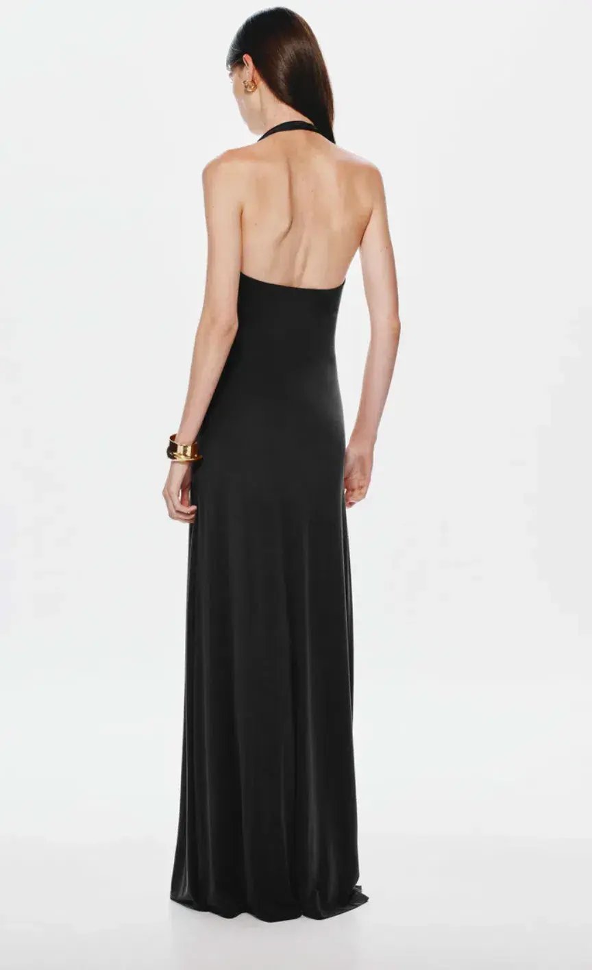 Misha JENNIFER CUPRO DRESS Black, size XS photo 3
