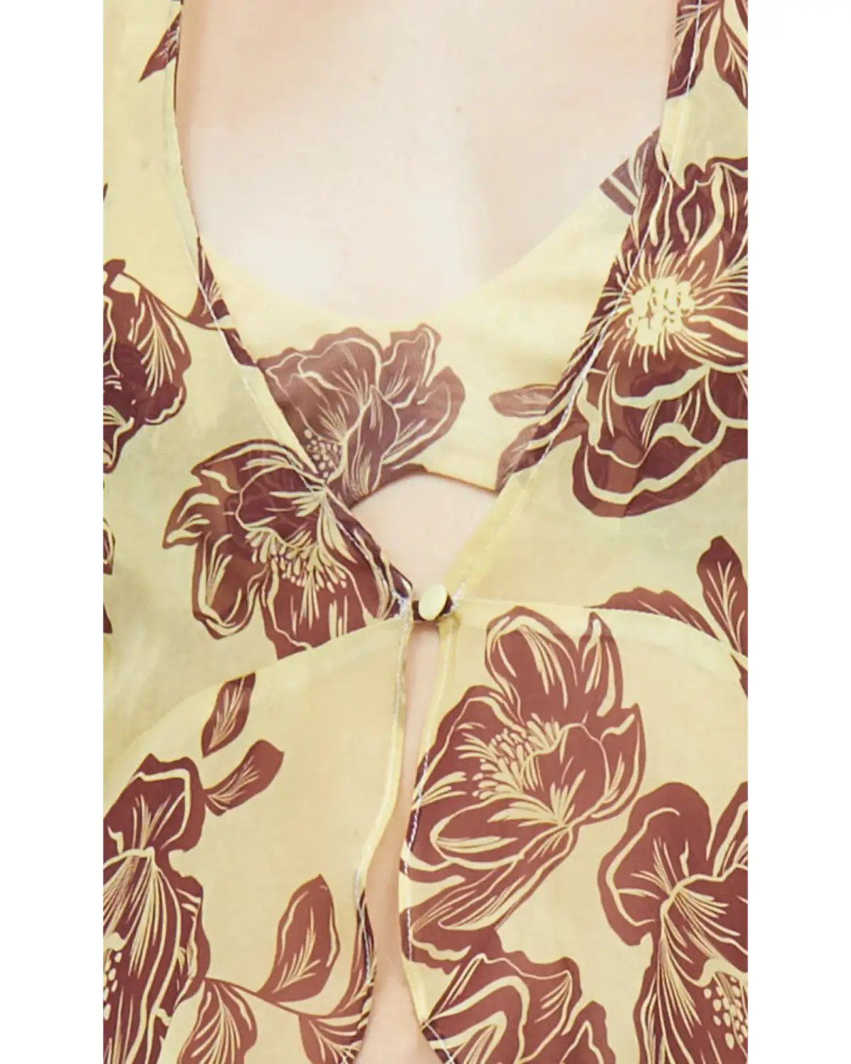Bec & Bridge Malibu Halter Top Citrus Plum Floral Size S / AU 8 photo 3