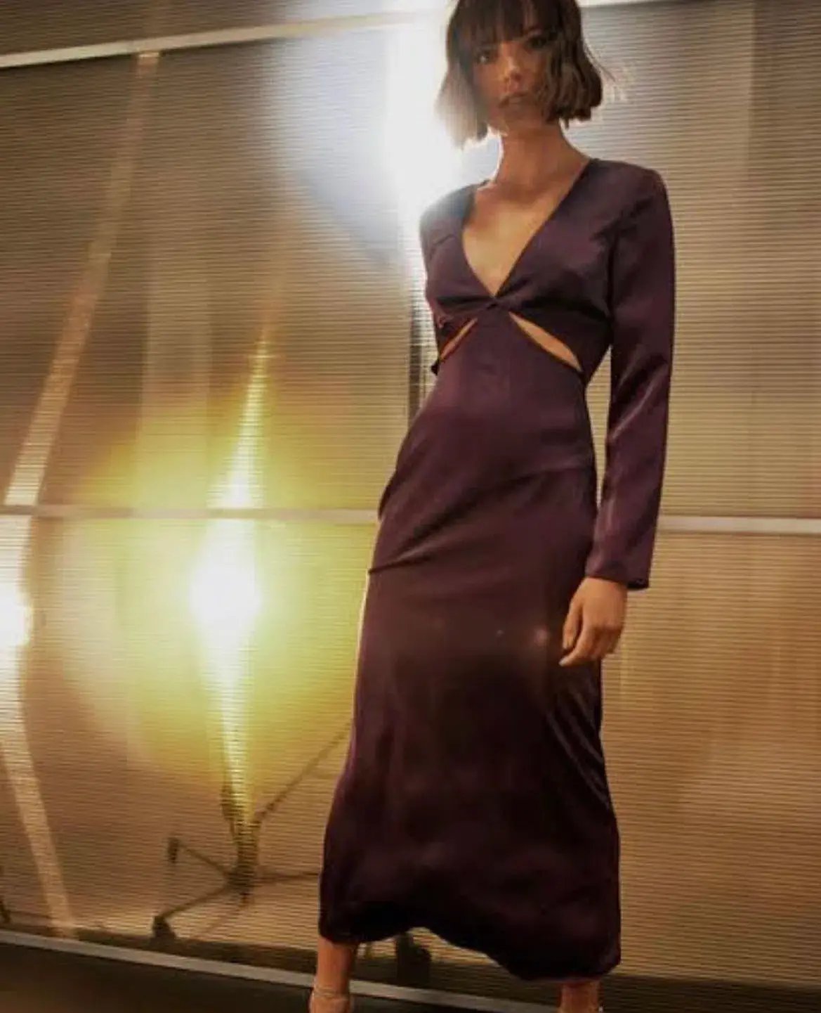 Mossman The Colossal Midi Dress in Purple Size S / Au 8 photo 2