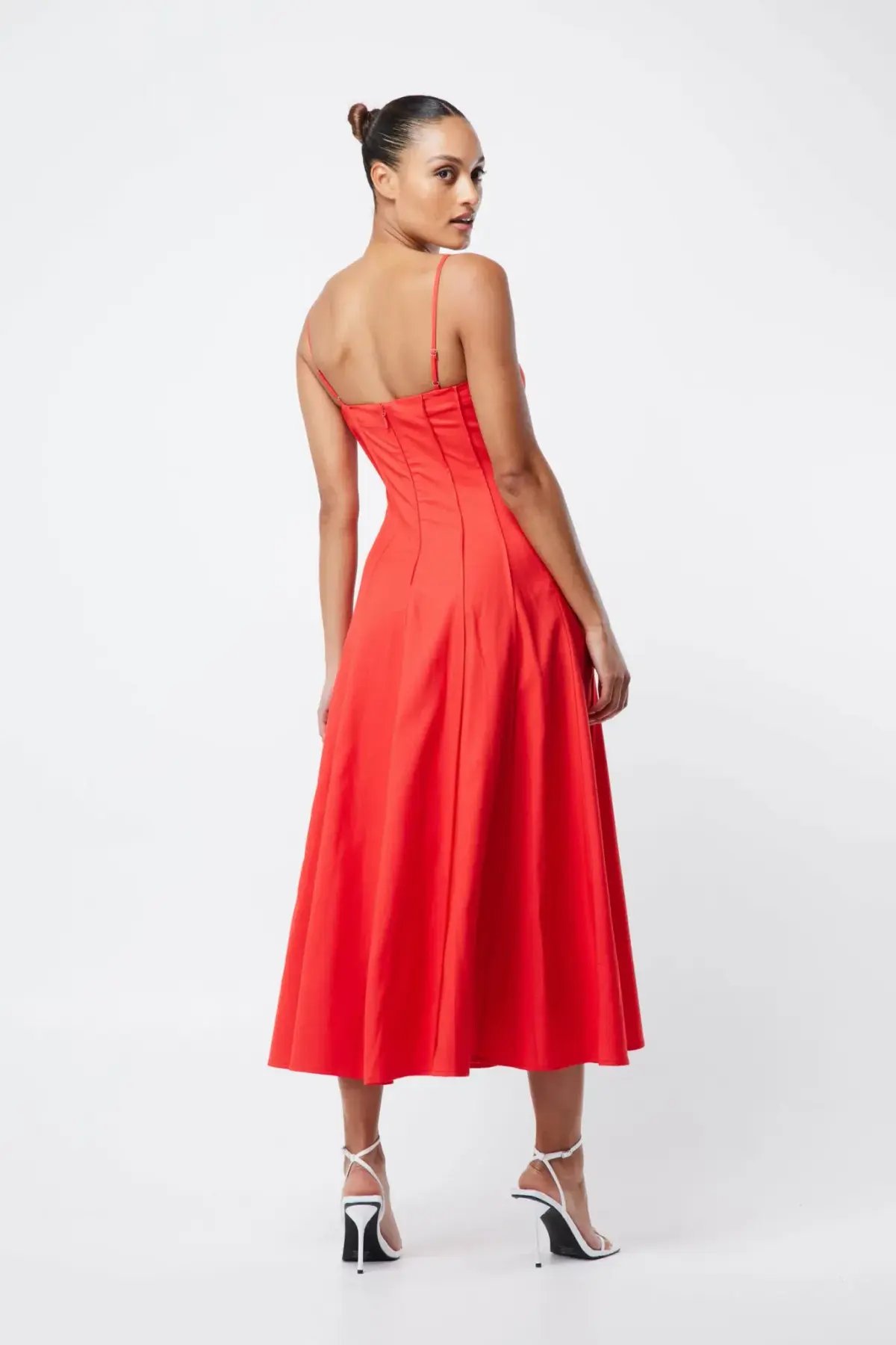 Mossman Skyline Maxi Dress Red Size AU 10 photo 2