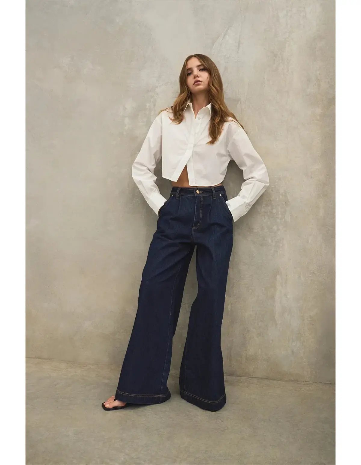Aje Junee Tailored Denim Pants Size 10 photo 5