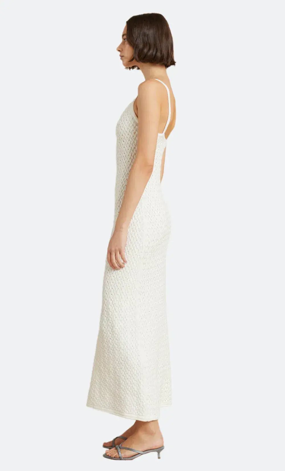 Bec & Bridge Effie Knit Key Dress Ivory Size 8 photo 2