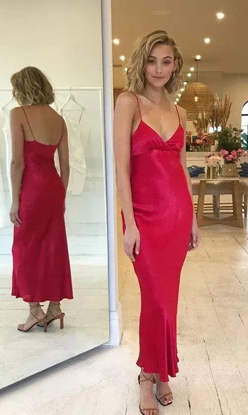 Bec & Bridge Vision of Love Midi Dress Red Size 12 photo 3