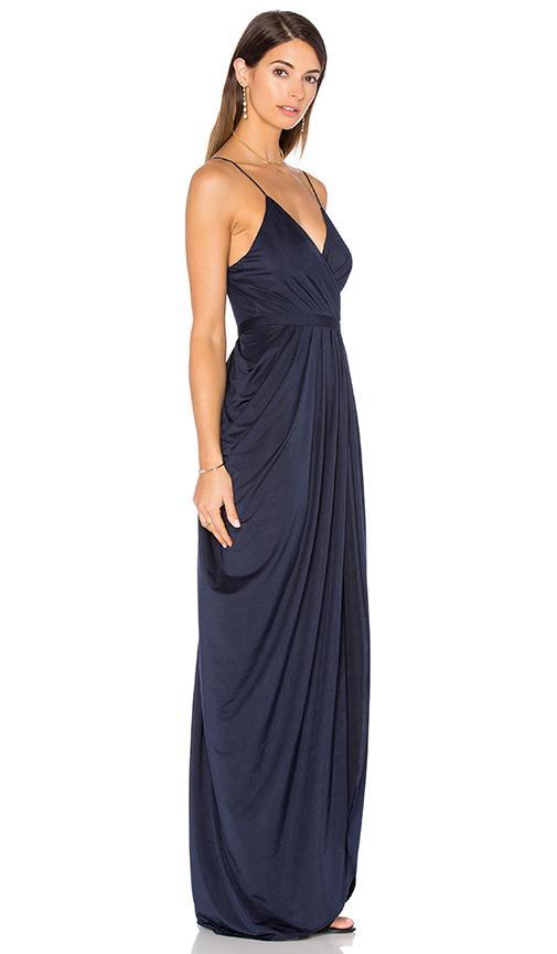 Elle Zeitoune Susanna Maxi Dress Navy Size 8 photo 3