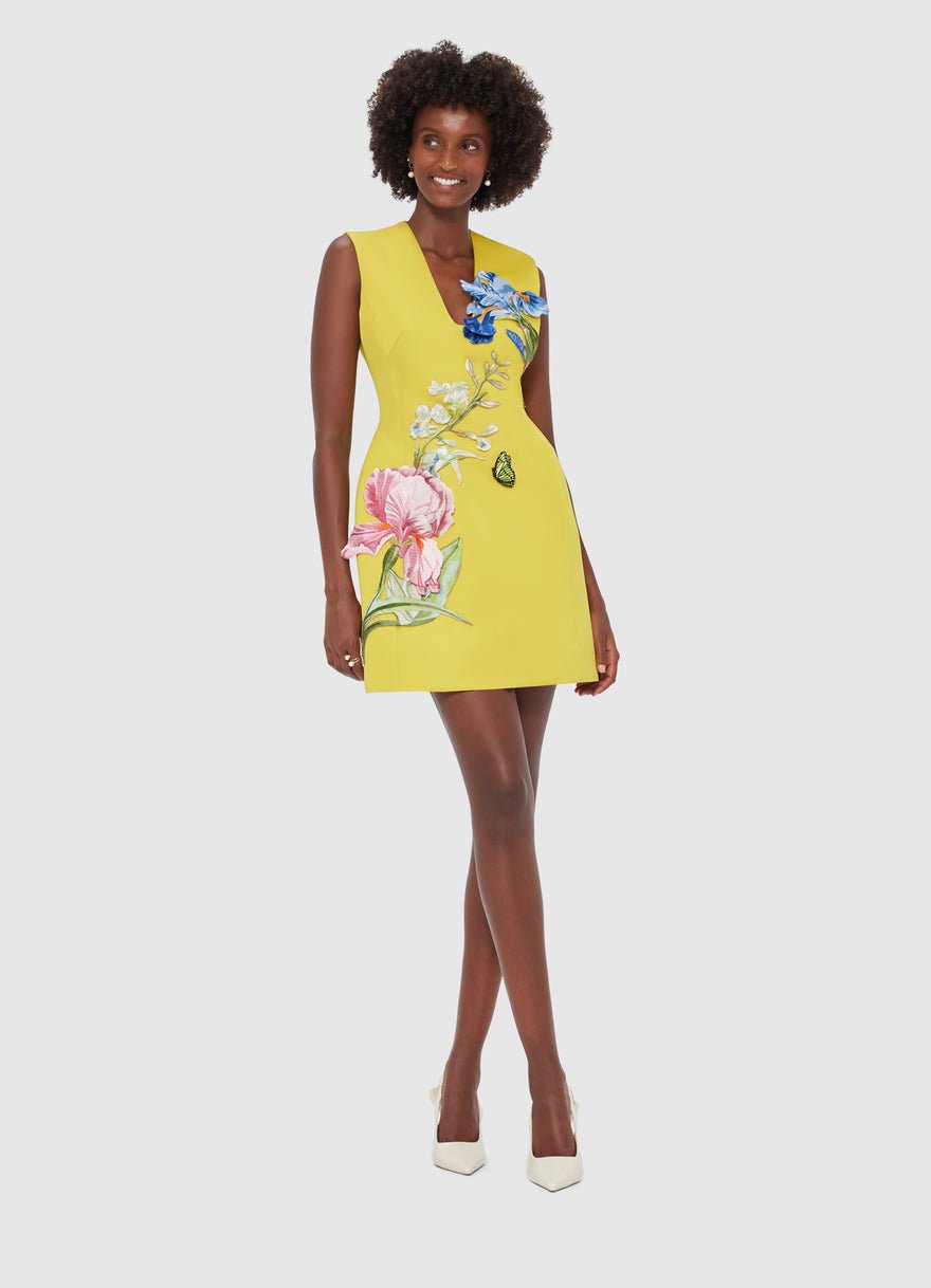Leo Lin Bree V Neck Mini Dress photo 4