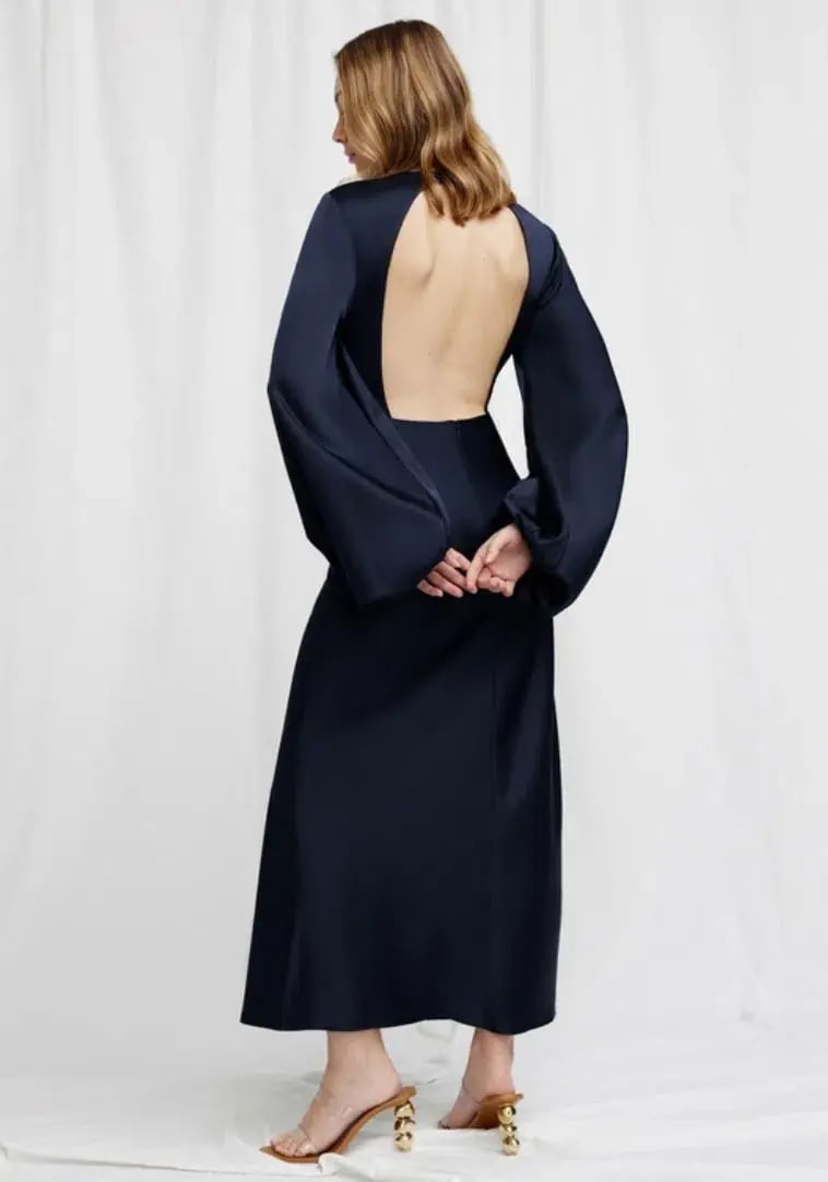 Significant Other Demi Dress Navy Size 8 photo 3