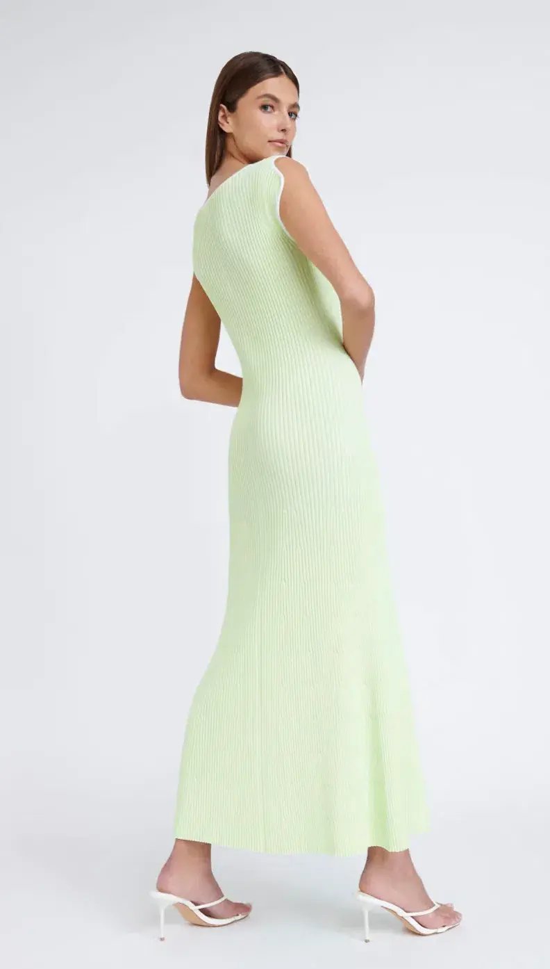By Johnny Lara Ribbed Knit Dress Mint Size 14 / XL photo 3