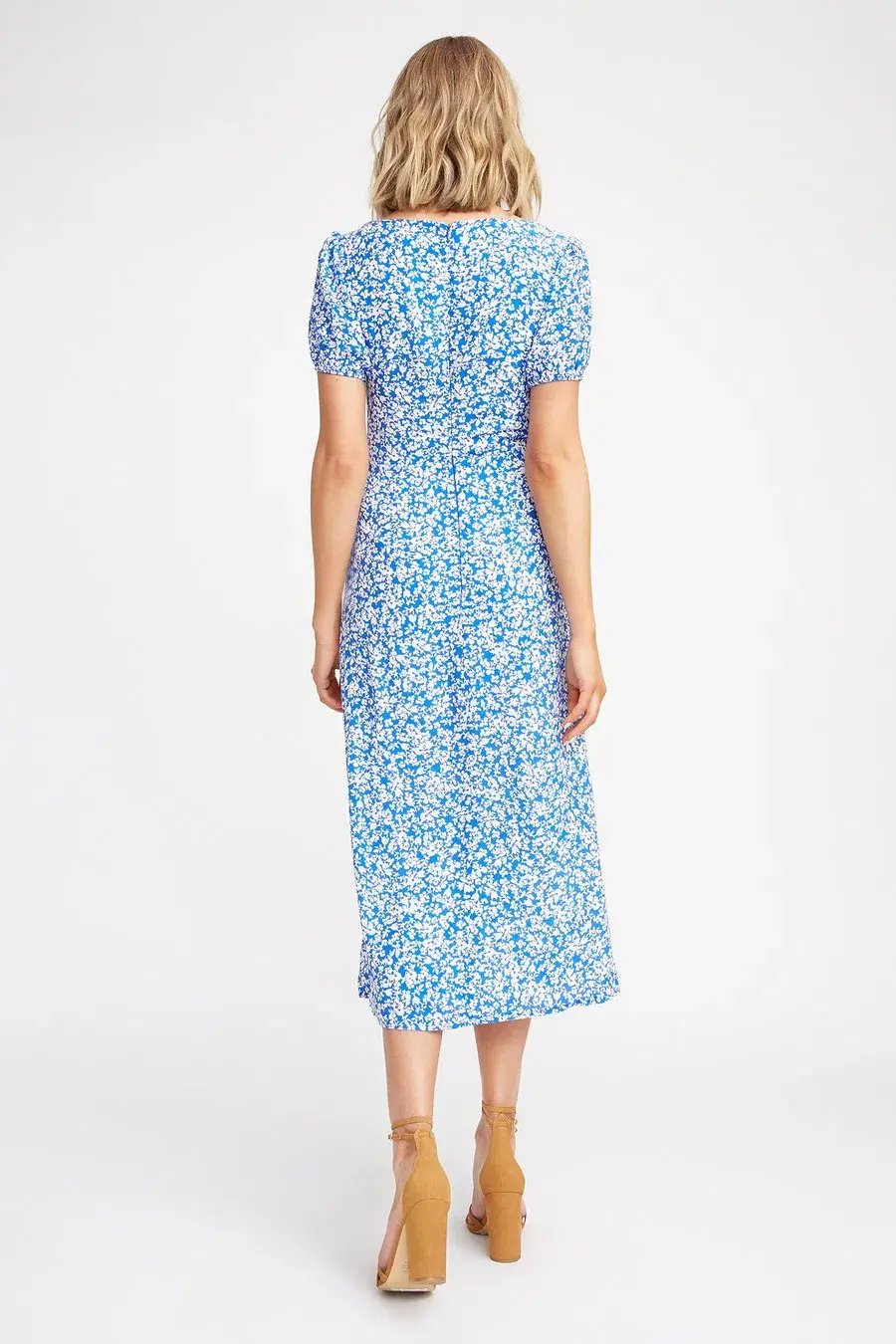 Kookai Iris Midi Dress Print Size 34 photo 2