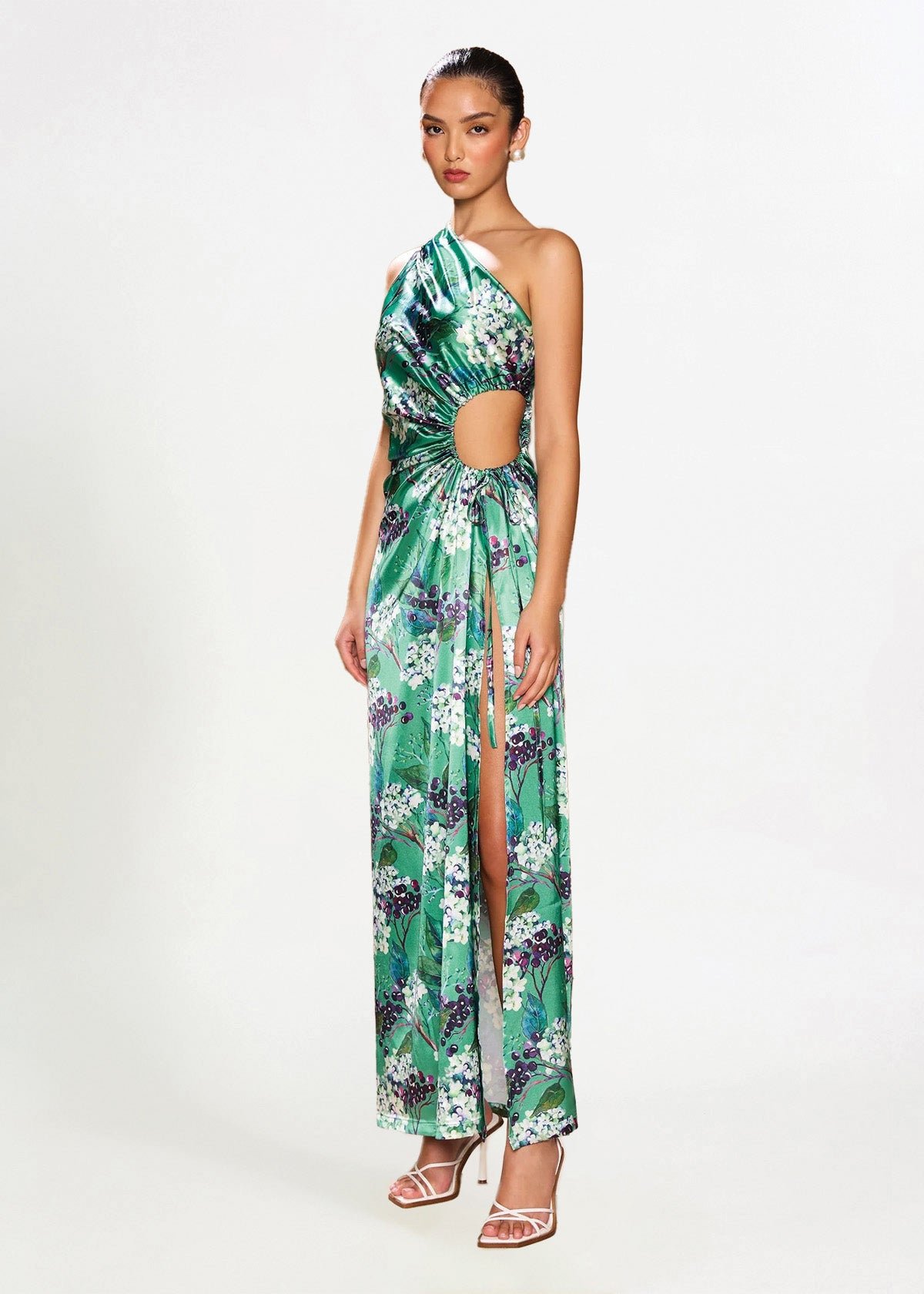 Nour Dress in Fiori Di Sambuco photo 3