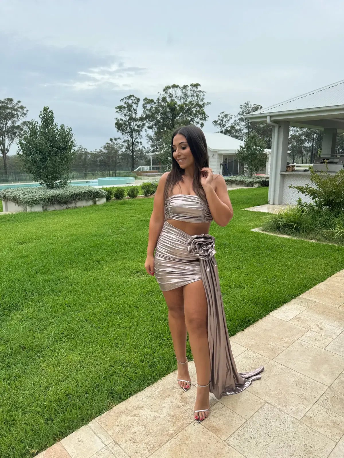 Mia Mini Dress in Copper Bahia Maria photo 6