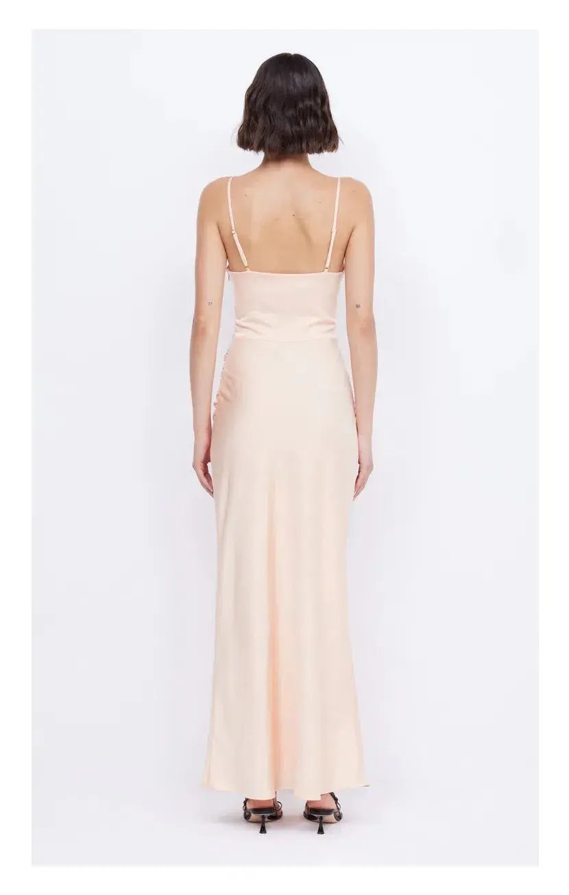 Bec and Bridge Mari Lou Knot Dress Peach Size 8 photo 2