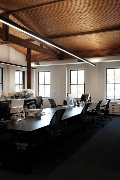 Architecturally renovated warehouse office photo 2