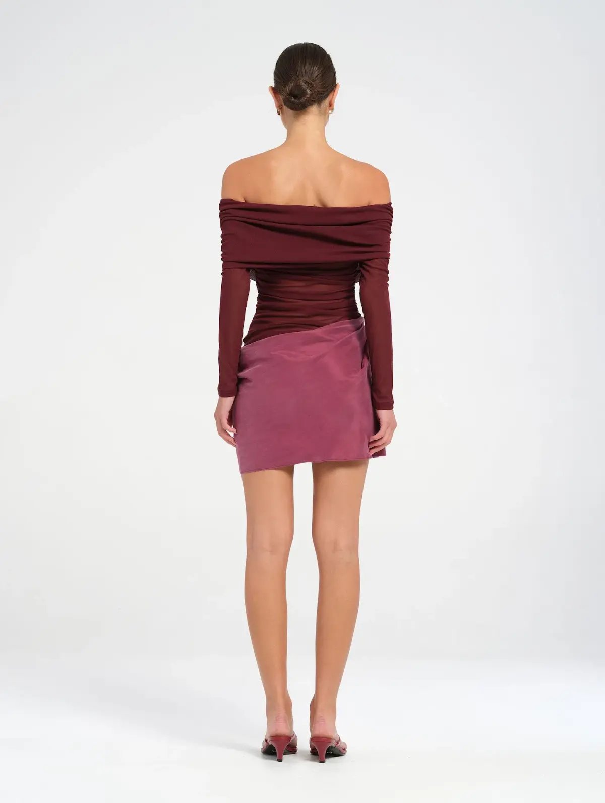 Benni Luca Mini Dress Plum Size 6 photo 3