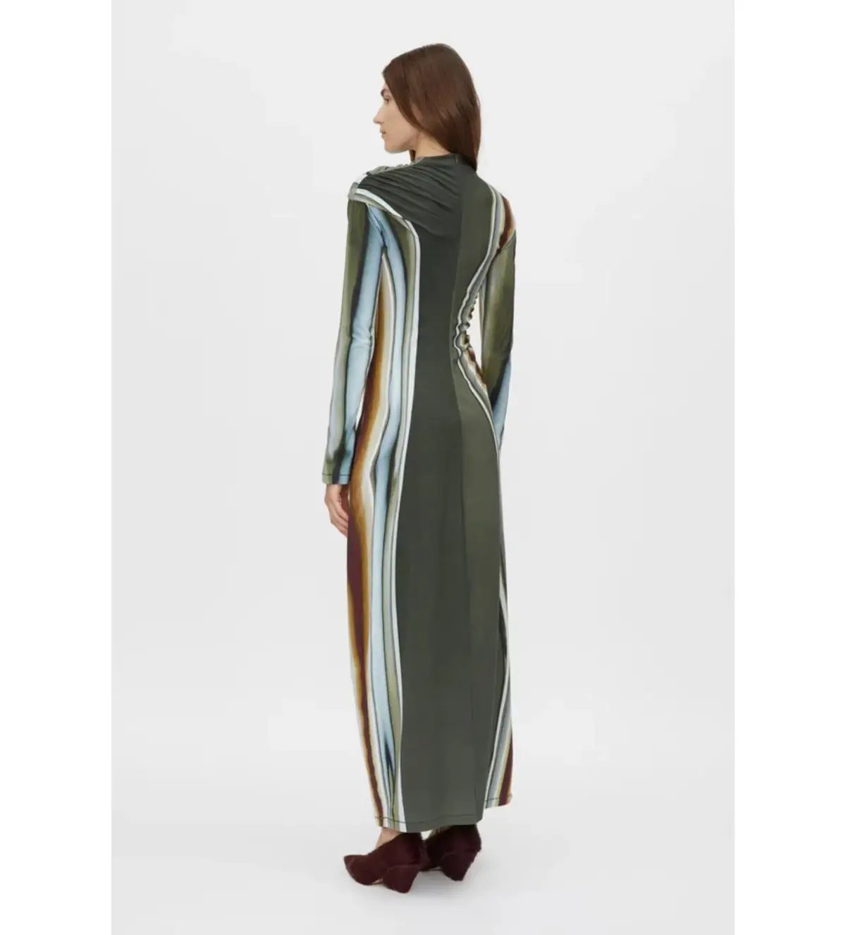 Camilla and Marc Elixir Print Jersey Maxi Dress in Elixir Print Size AU 6 (6-8) photo 3