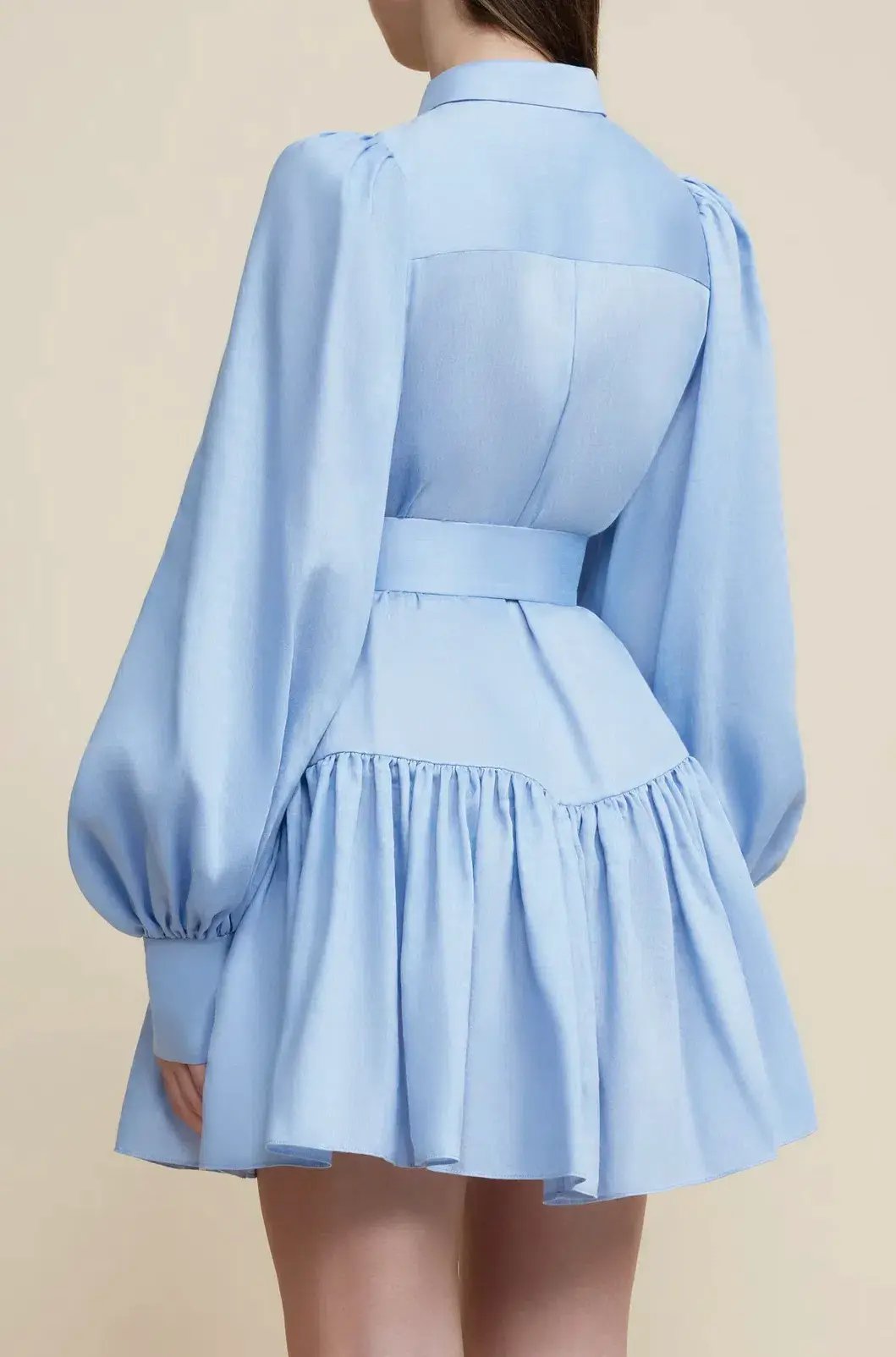 Acler Sherwood Dress Cornflower Blue Size 16 photo 3