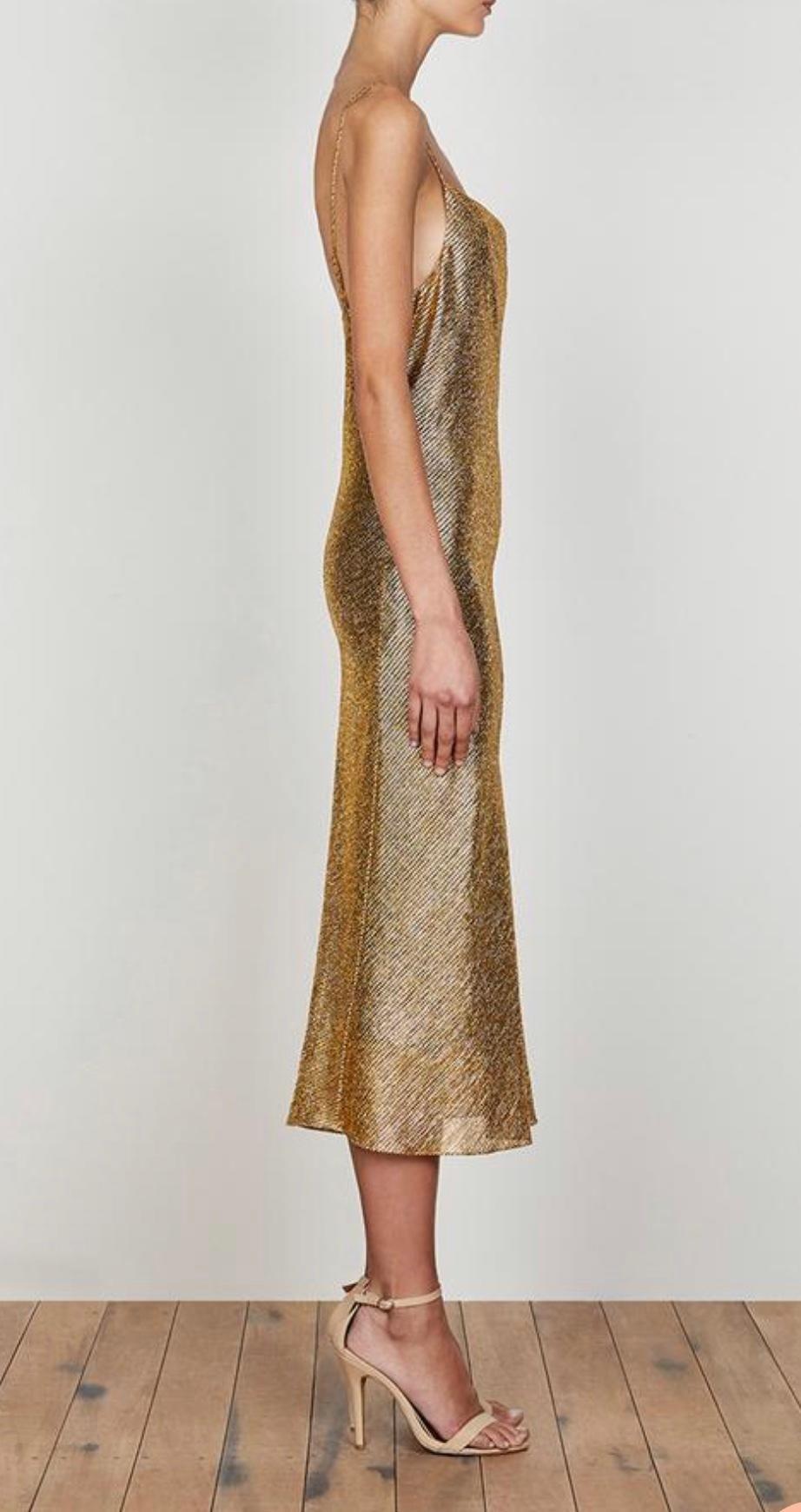 Cleo Bias Cowl Midi Dress photo 3