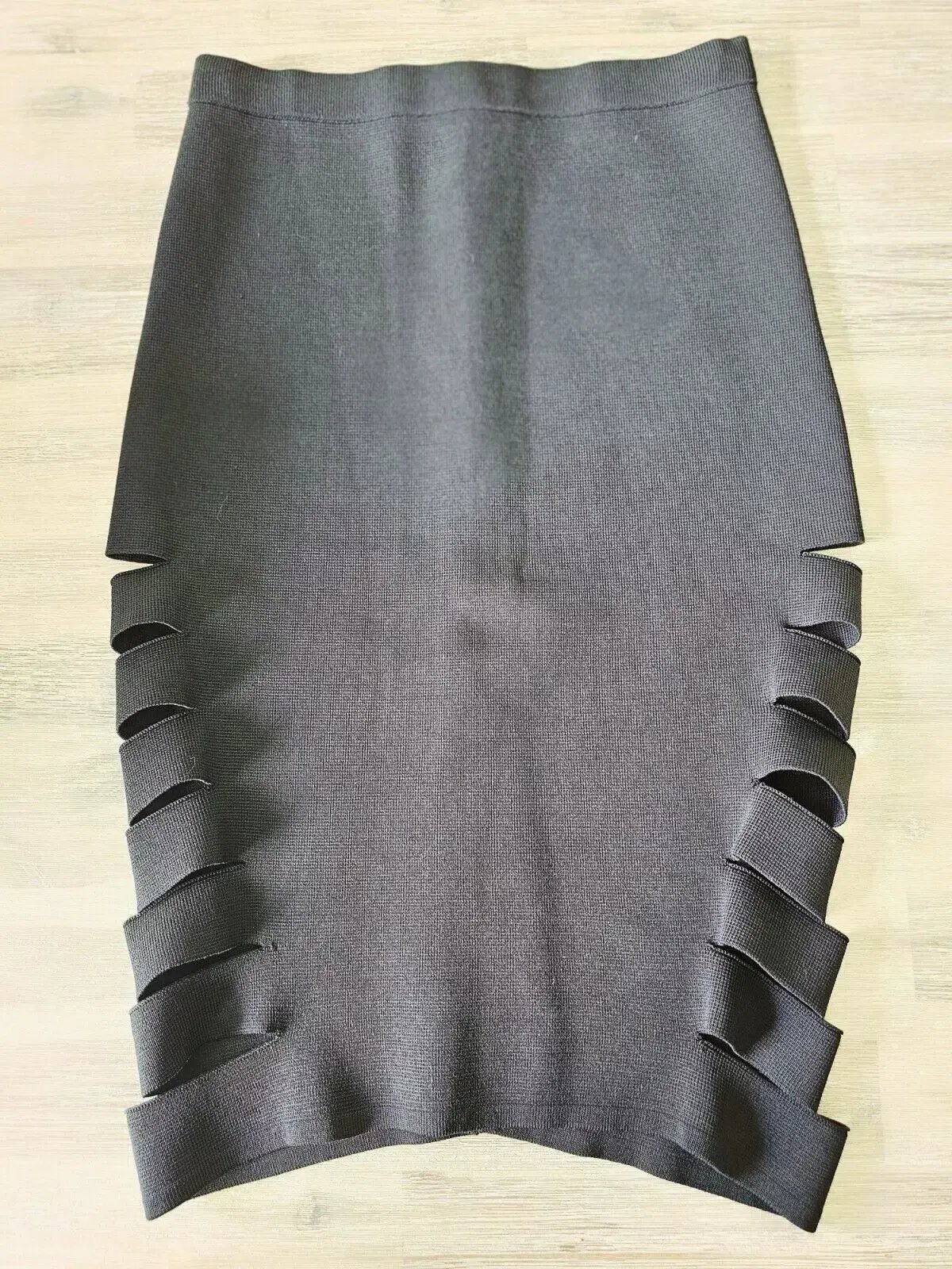 Dion Lee Crepe Cut Out Midi Skirt Black Size 8 photo 4