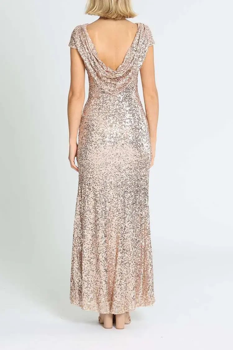 Natasha Gan Maxi Dress White Size AU 20 photo 47