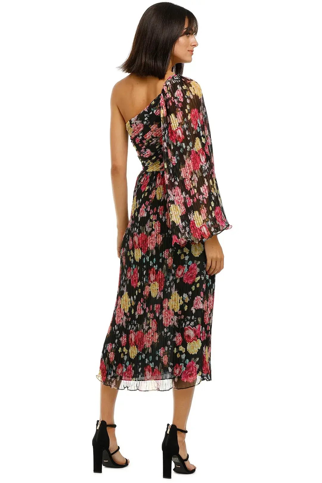 Talulah Midnight Fiesta Midi Dress in Print Size 8 photo 3