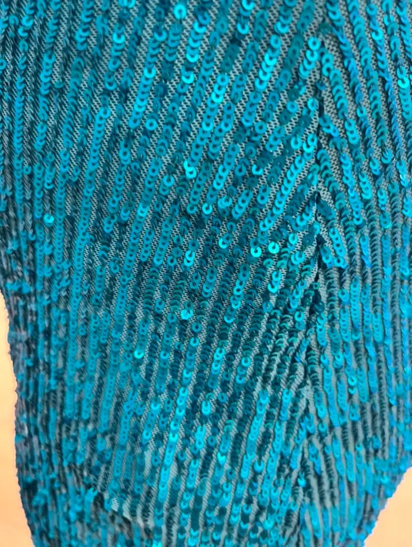 Rebecca Vallance Missing Hours Midi Dress Turquoise Size 8 photo 5