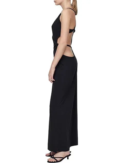 Bec & Bridge Zadie Wrap Maxi Dress Black Size 10 photo 3