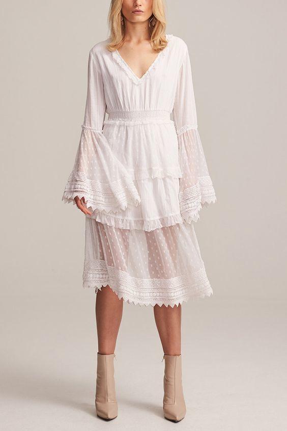 STEELE Stardust Dress White size 8 photo 4