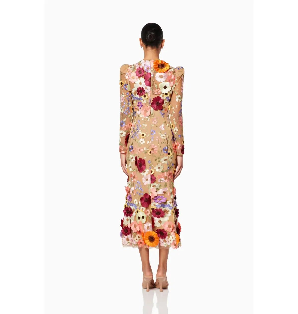 Elliatt Shannon 3D Gown Floral Size AU 14 photo 2