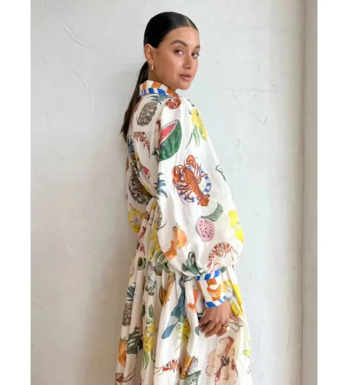 Alemais Theo ShirtDress Multi Size 10 photo 7