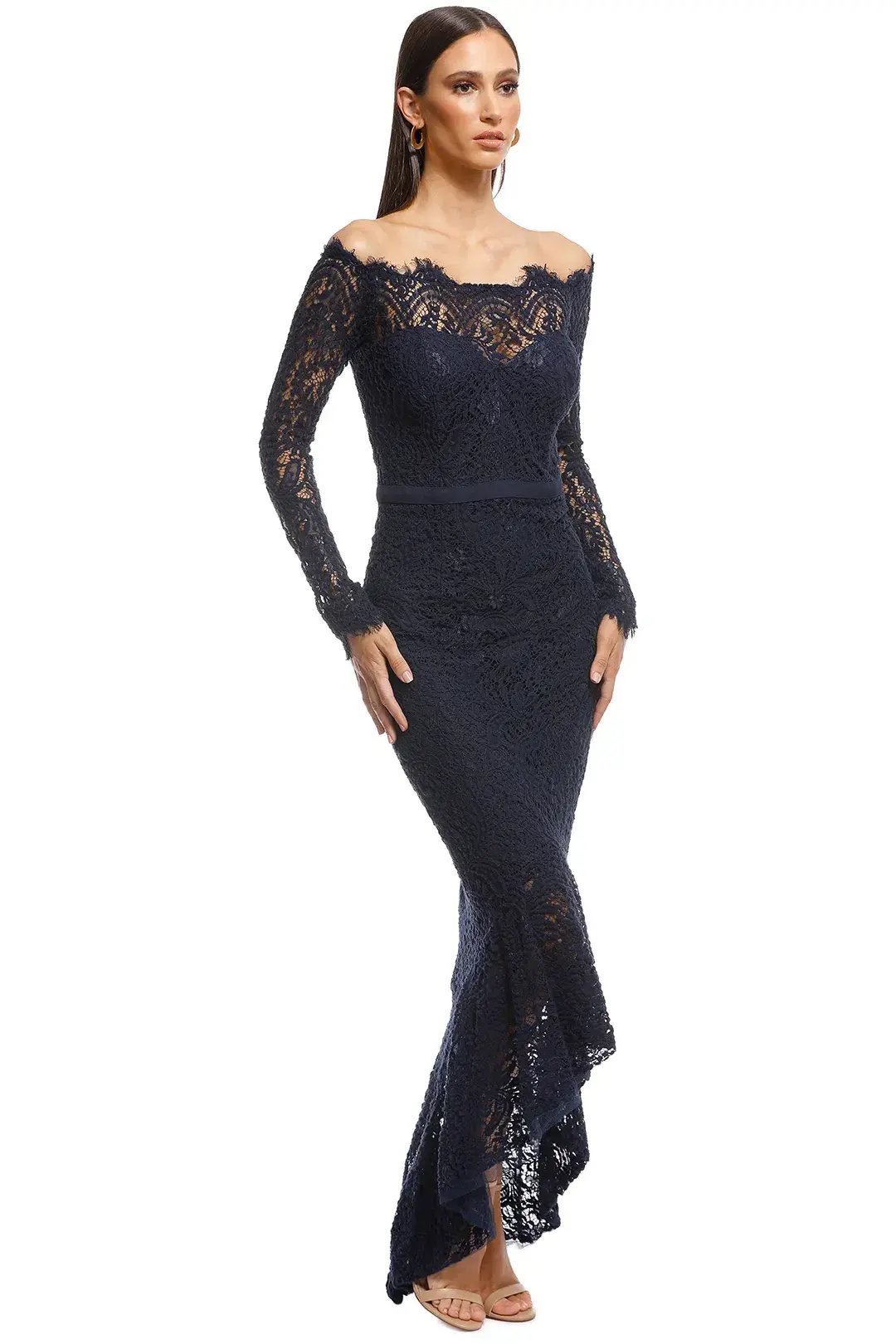 Elle Zeitoune Marchesa Navy Size 6 photo 2
