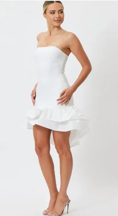 Reagan Mini Dress White by BIANCA AND BRIDGETT photo 2