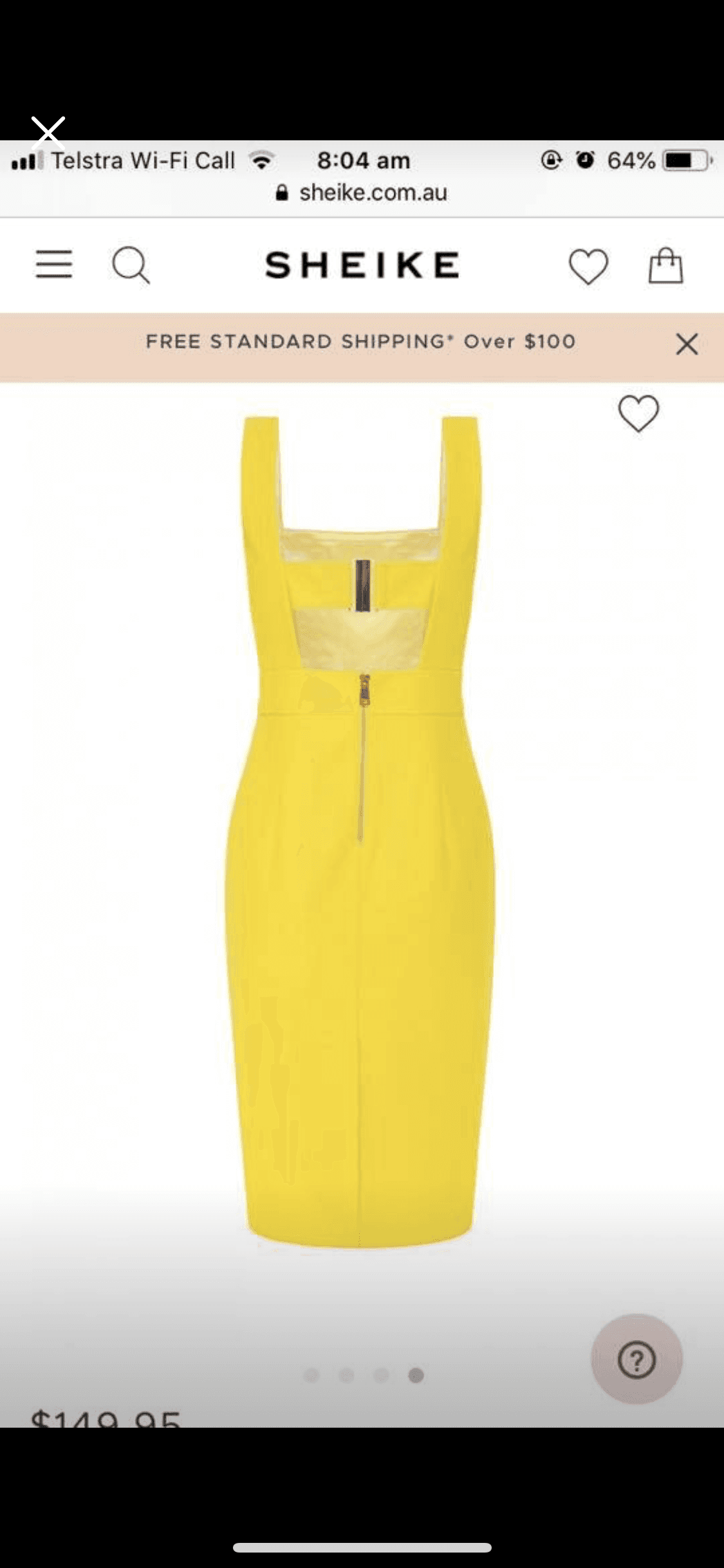 Sheike Renegade Dress - Citrus photo 4