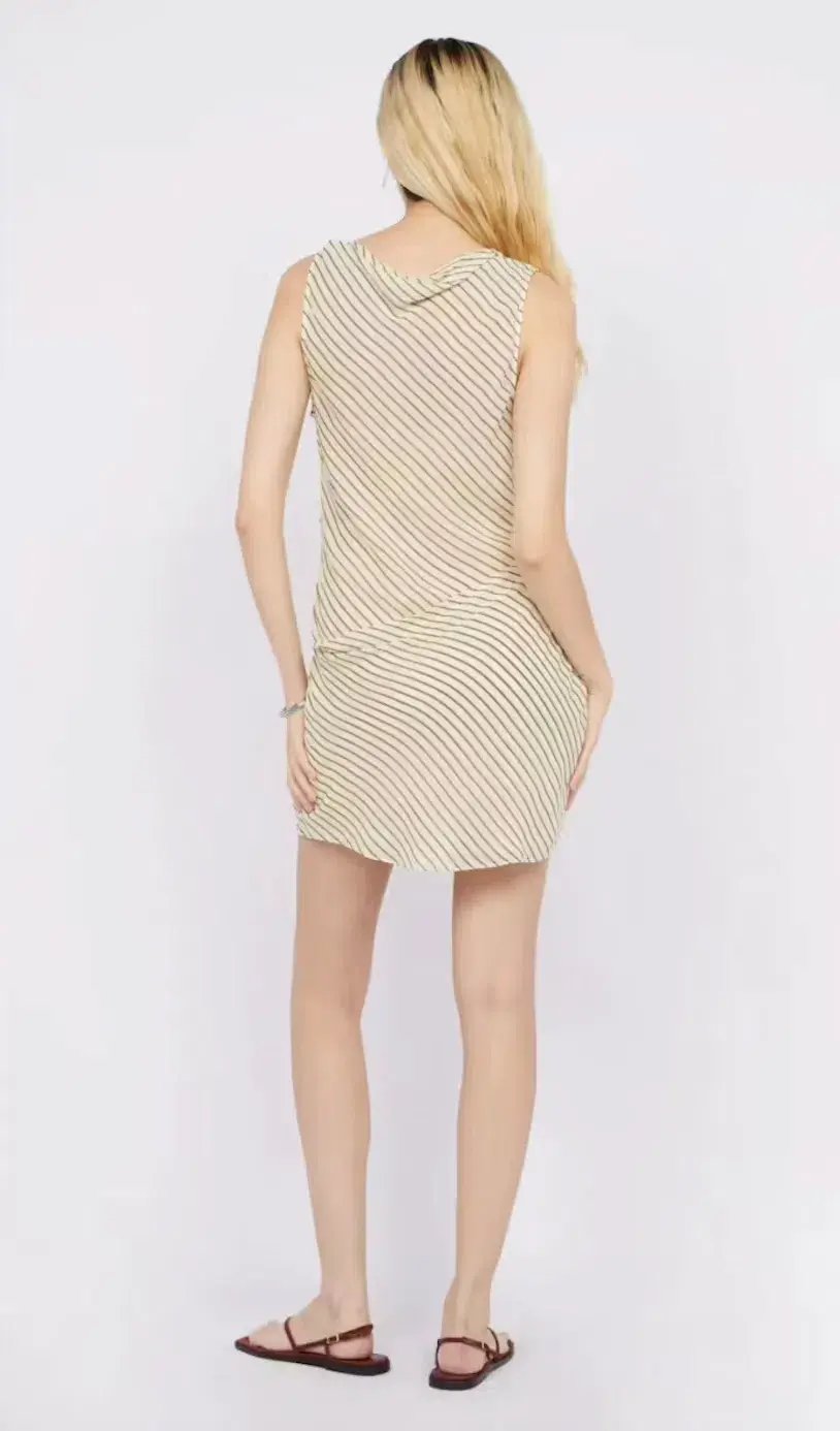 Bec + Bridge Anise Asym Mini Dress in Butter + Plum Size AU 10 photo 3