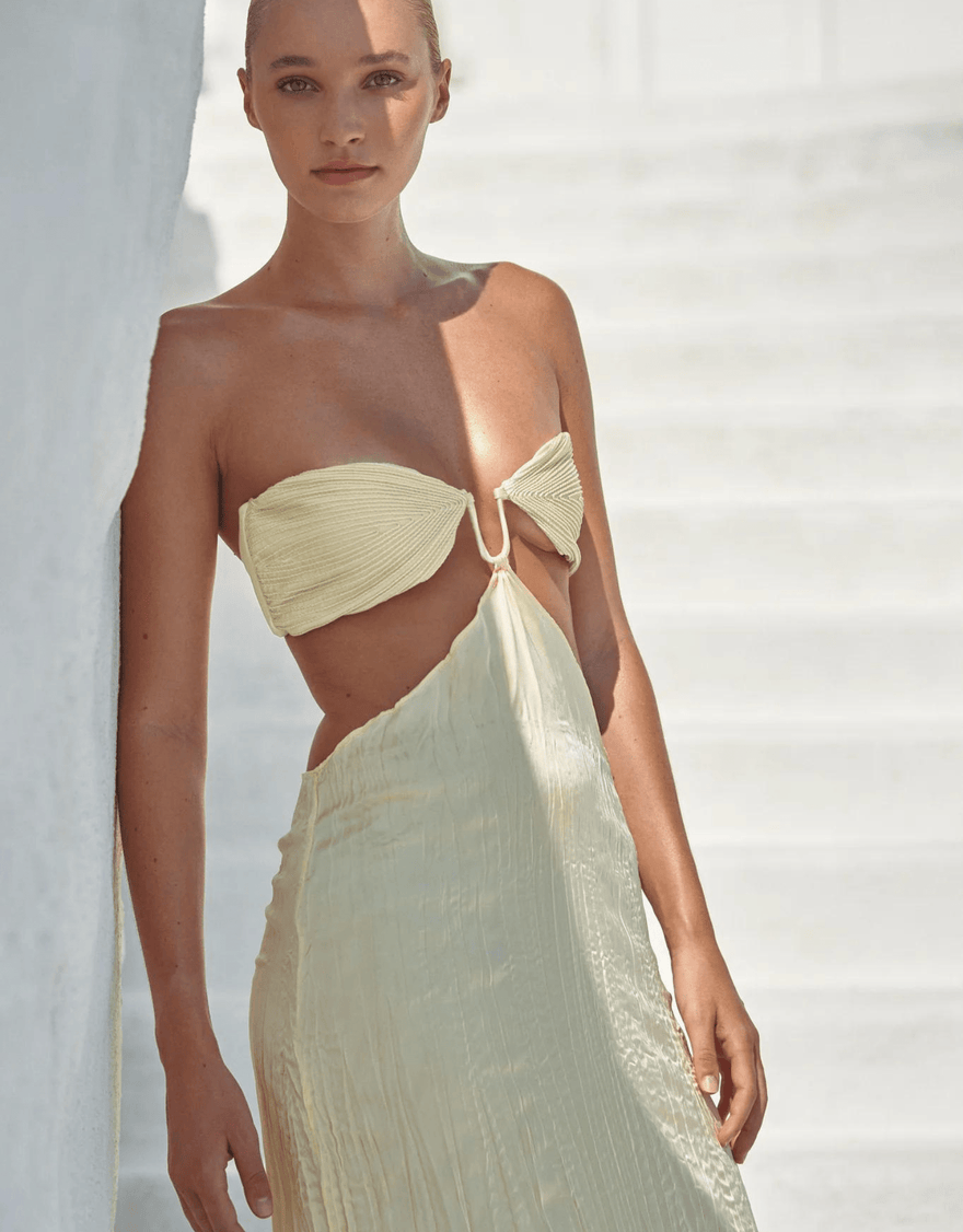 Baobab Voila Dress - Butter photo 4