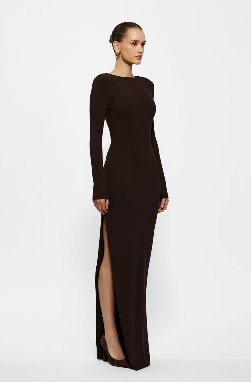 Effie Kats Indie Gown In Coffee photo 4