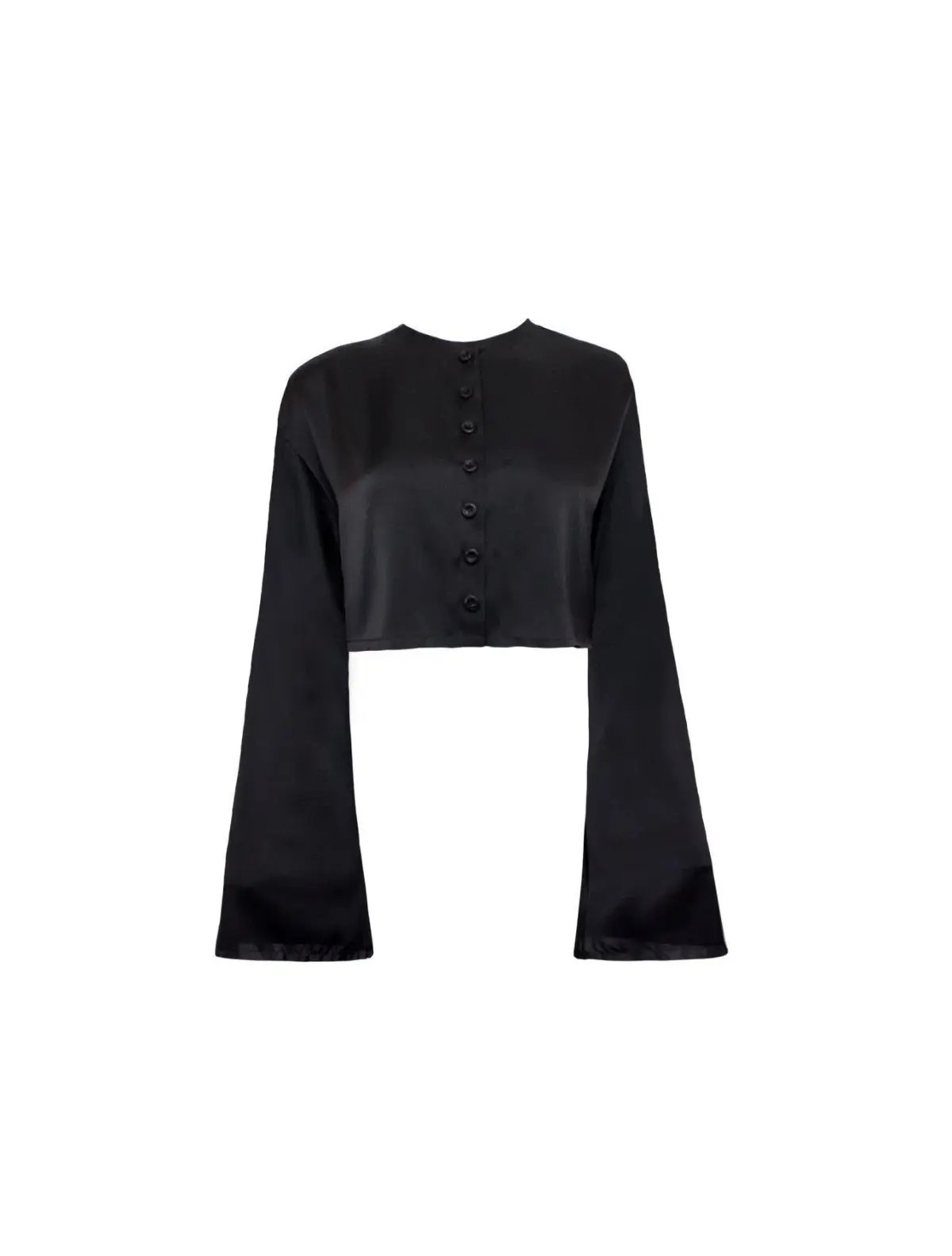 ORSEUND IRIS Ballerina Wrap Skirt & Drop Shoulder Top Set, Black photo 5