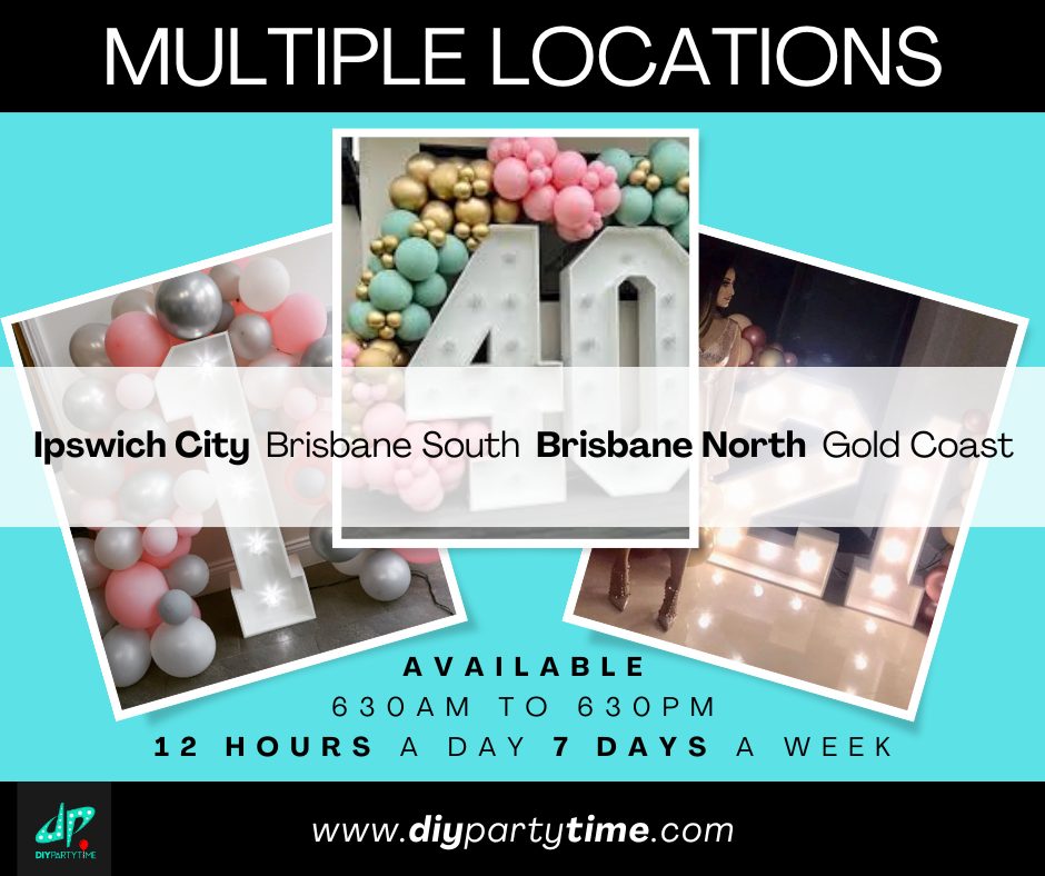 HIRE Giant Light Up Numbers🎈$50ea (72Hr IC) photo 7