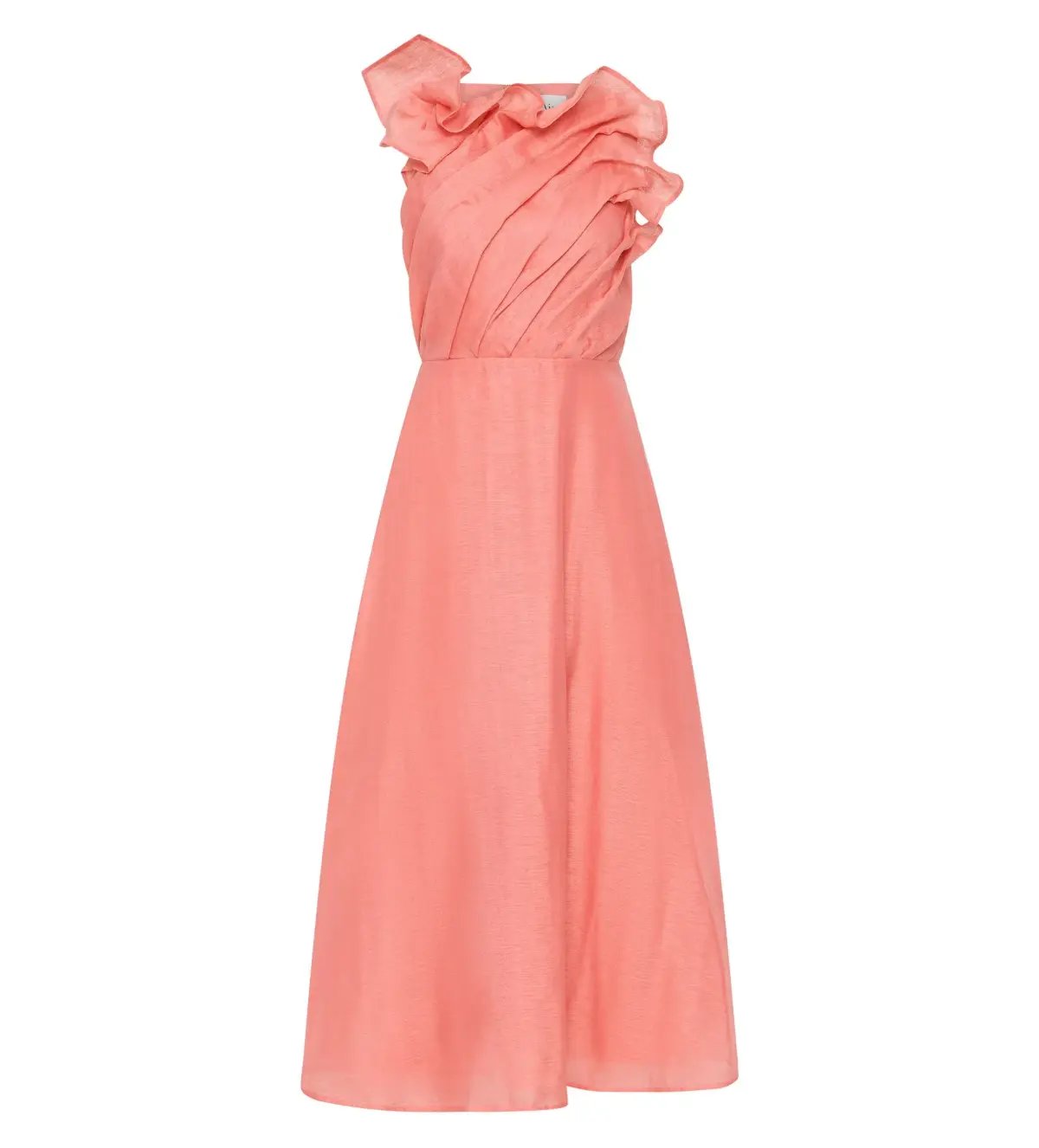 Aje Genesis Midi Dress Washed Coral Size M / AU  10 photo 5