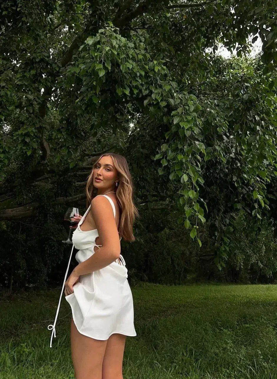 Arcina Ori Valentina Mini Dress Ivory Size 10 photo 5