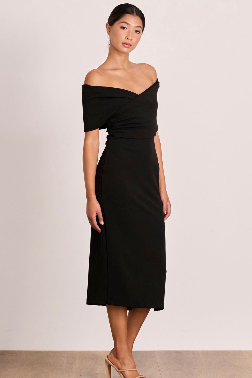 Pasduchas Chakra Midi Dress - Black photo 5