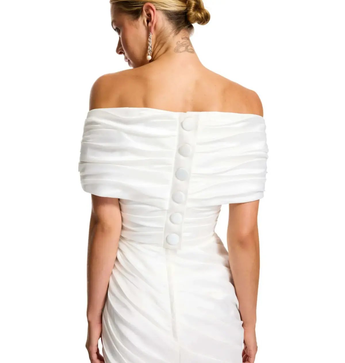 Kyha Studios Yves Dress in White Size AU 6 photo 3