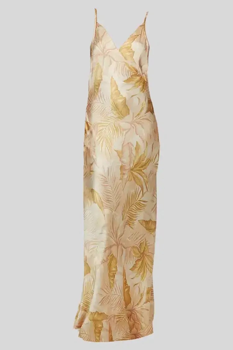 Bec & Bridge Dusty Palms Maxi Dress Multi Size 8 photo 2